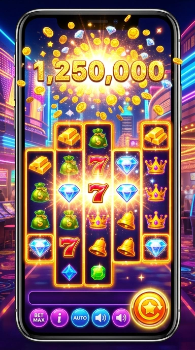 Menu navigasi aplikasi popwin yang intuitif.